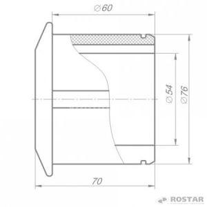 подушка стабилизатора (D 54мм)