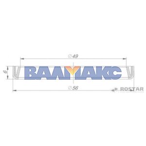 манжета шкворневого узла передней оси а/м 6520, 6522, 6460 (РТИ-Компонент)