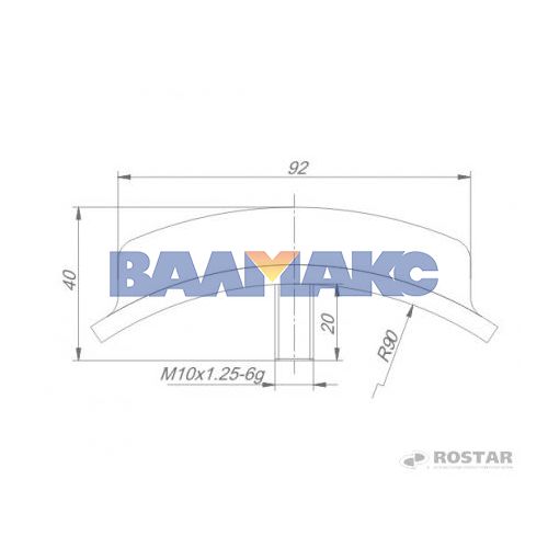 буфер дополнительной рессоры (Ростар)