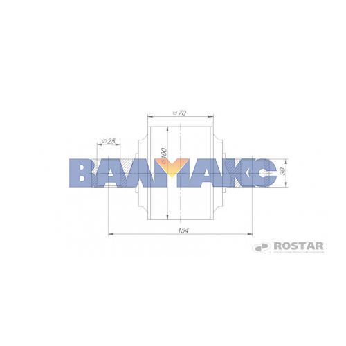 шарнир МАЗ-64229, 5516 (СМОТРИТЕ ТАКЖЕ М64221-2919)