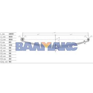 рессора передняя 5490-2902012-15