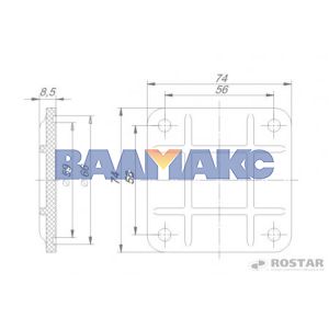крышка шкворня нижняя